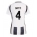 Juventus Federico Gatti #4 Hjemmedrakt Dame 2024-25 Kortermet